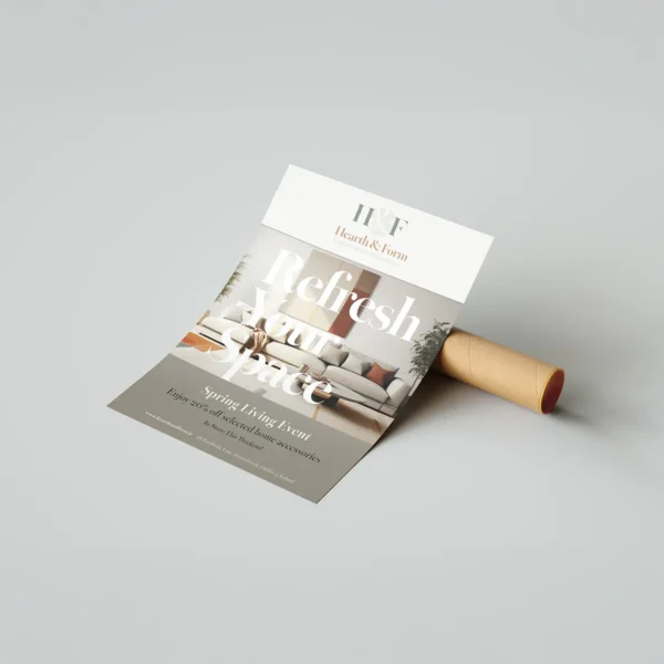 A3 promotional poster printed in full colour