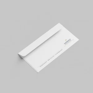 Custom printed DL envelopes for business correspondence