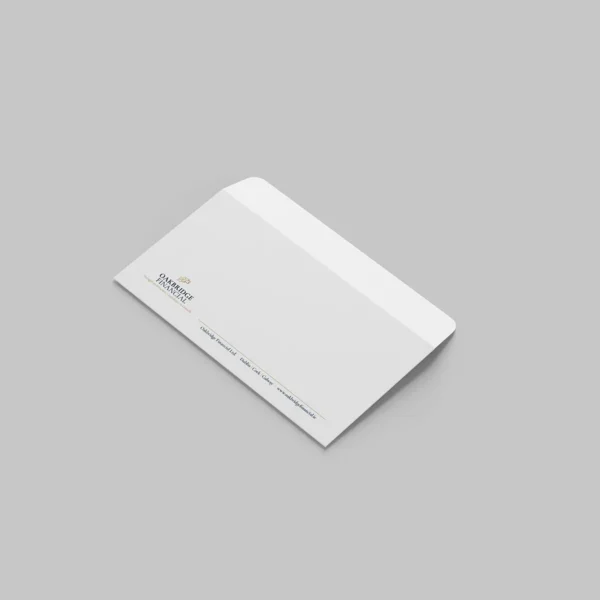 Custom printed DL envelopes for business correspondence