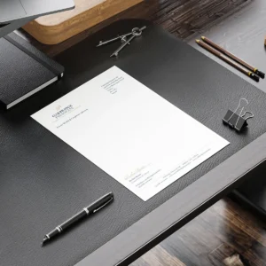 Professional branded business letterhead design