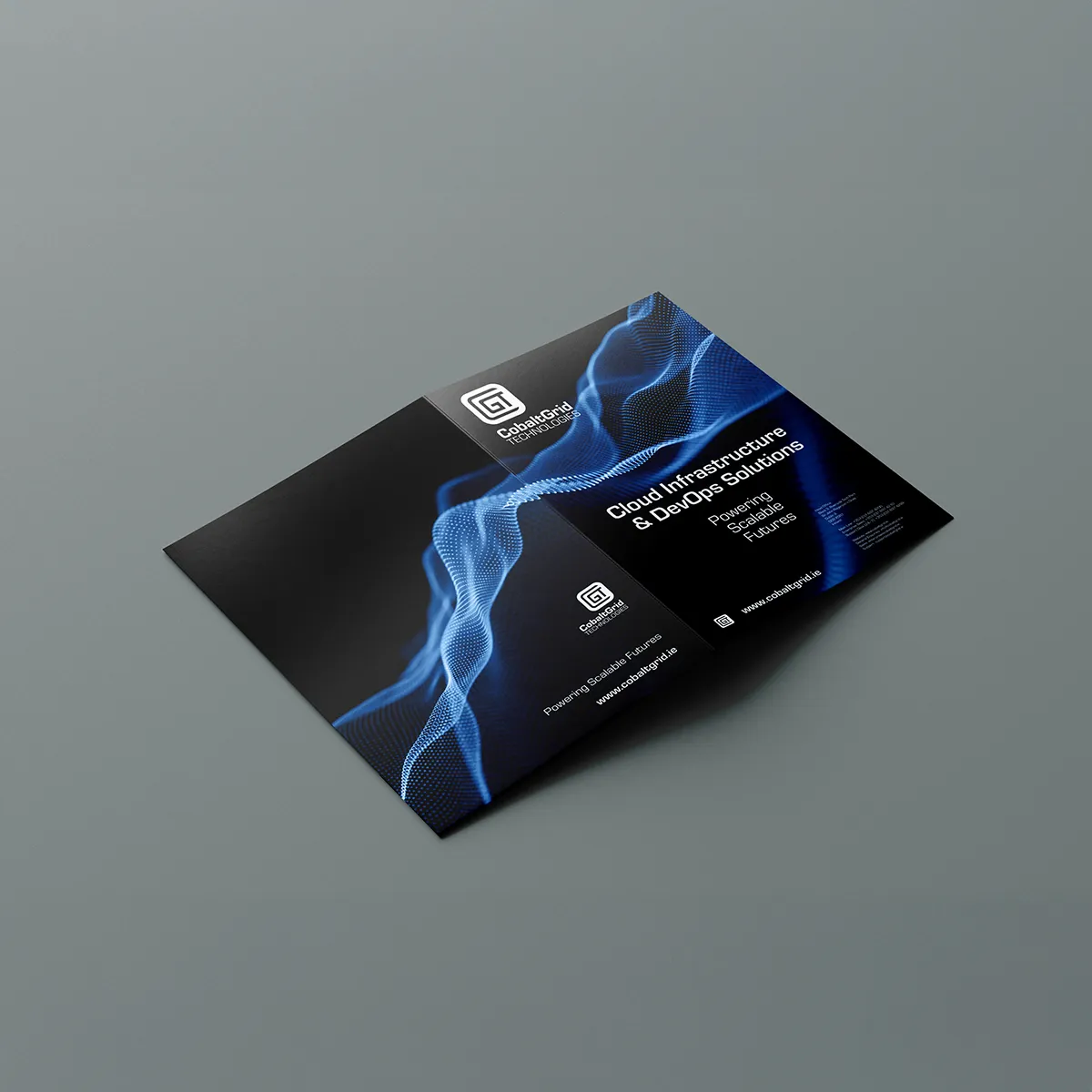 Custom presentation folder with corporate branding