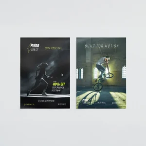 Large format promotional poster for advertising displays