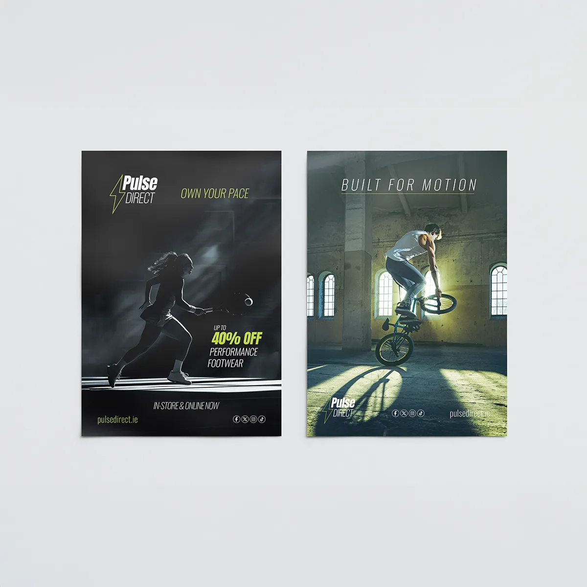 Large format promotional poster for advertising displays