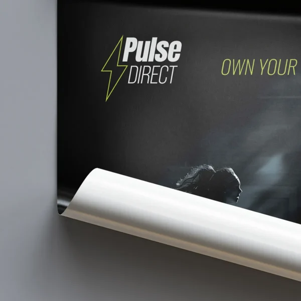 Large format promotional poster for advertising displays