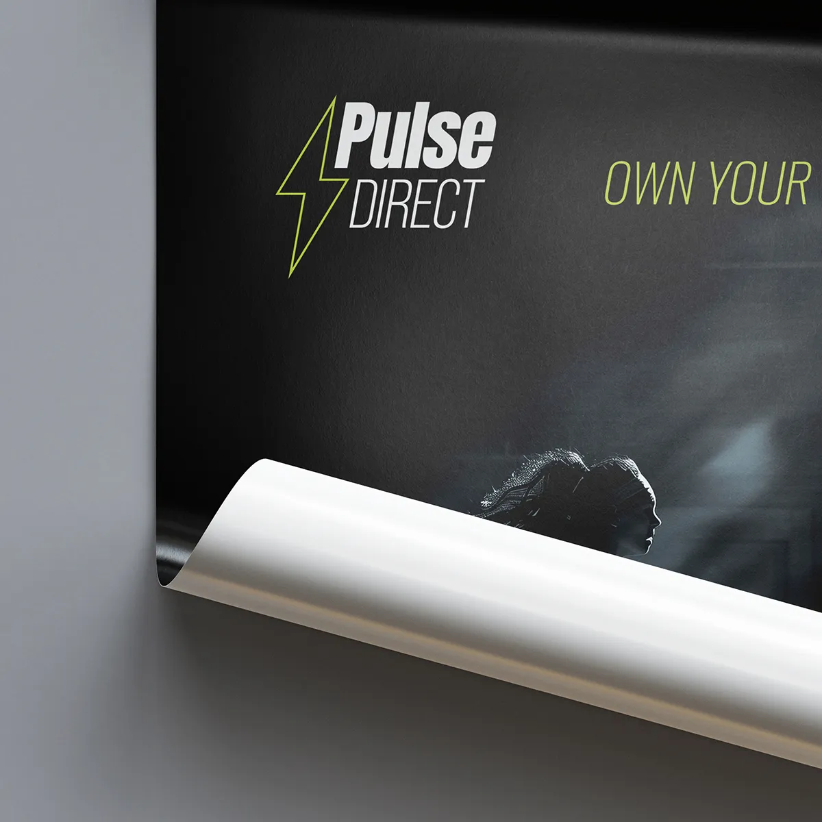 Large format promotional poster for advertising displays