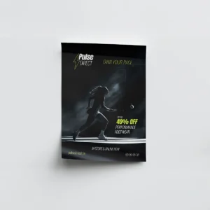 Large format promotional poster for advertising displays