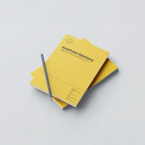 Custom printed refill notepad for office use