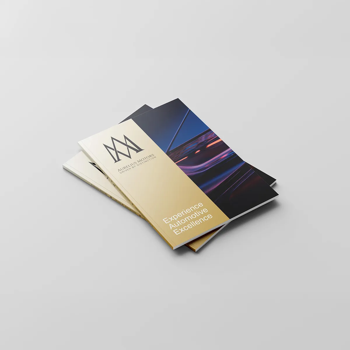 PUR bound brochure with high-quality printed pages