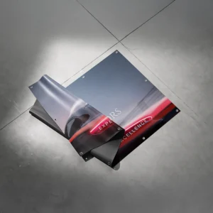 Large PVC banner printed for outdoor advertising