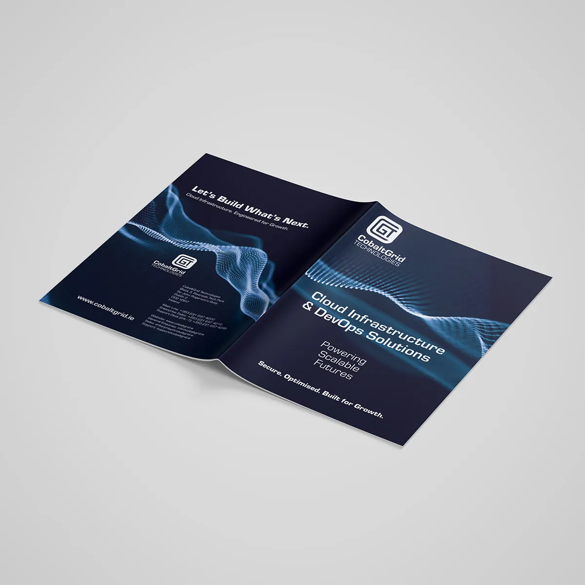Saddle stitched A4 brochure for promotional marketing