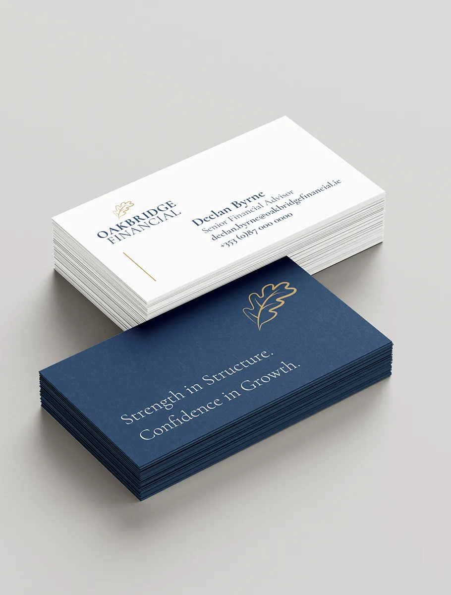 Print that pops premium business cards with bold high-quality print finish