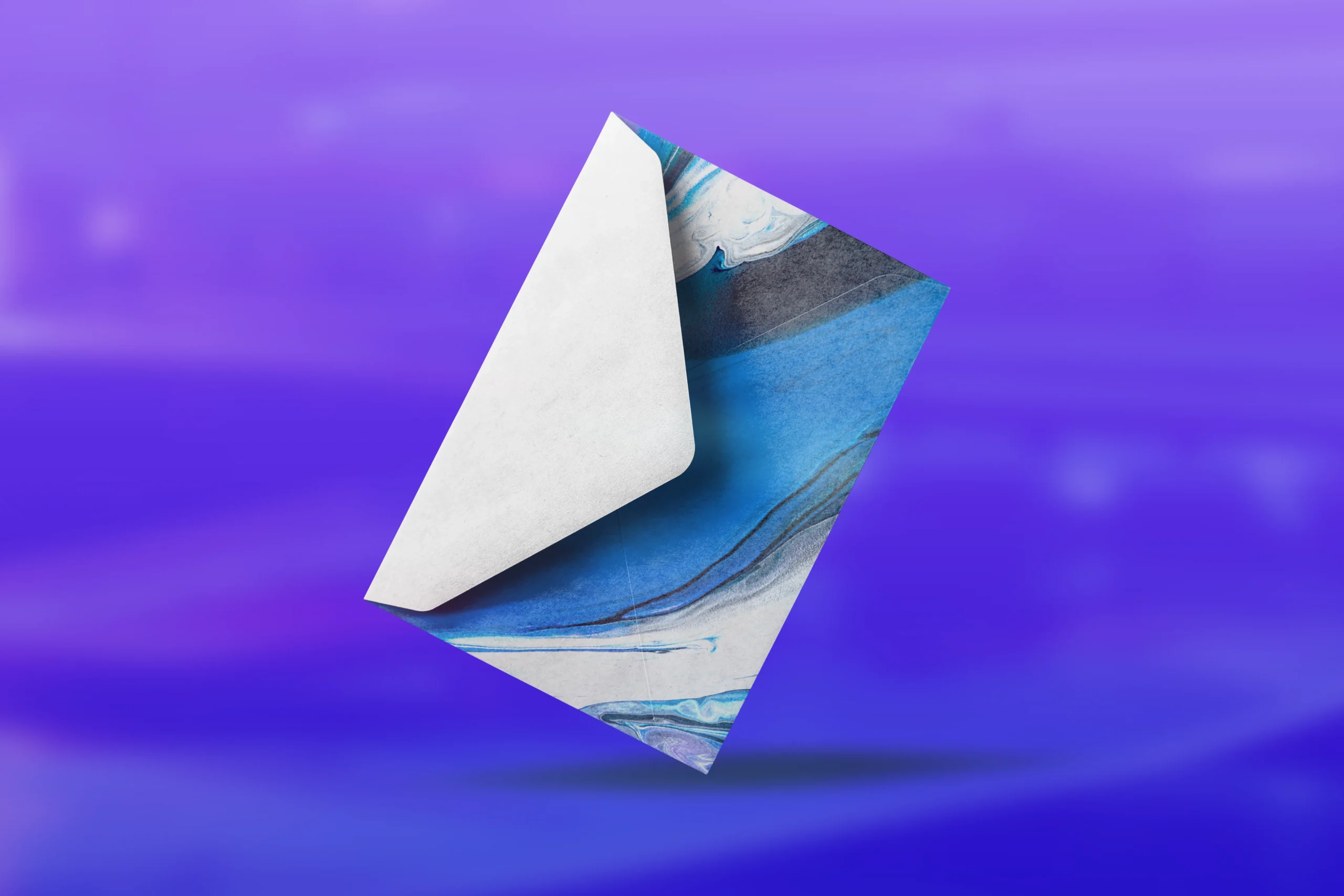 Custom printed envelope representing direct mailing tips and postal marketing