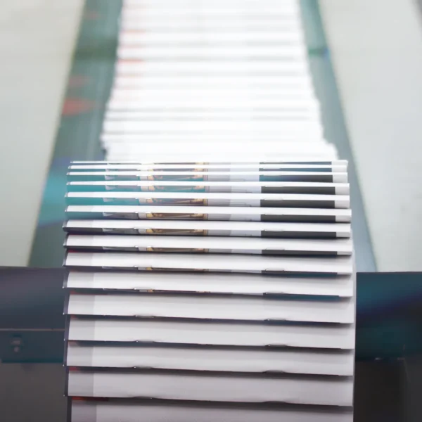 Variable data printed materials on a conveyor