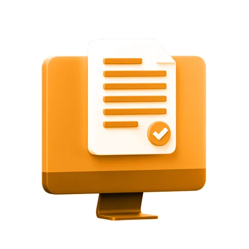 Direct mail icon representing print pack and delivery services