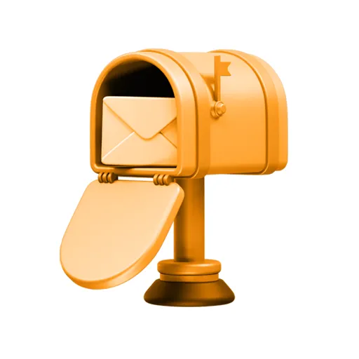 Direct mail icon representing print pack and delivery services