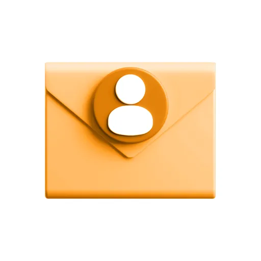 Direct mail icon representing print pack and delivery services
