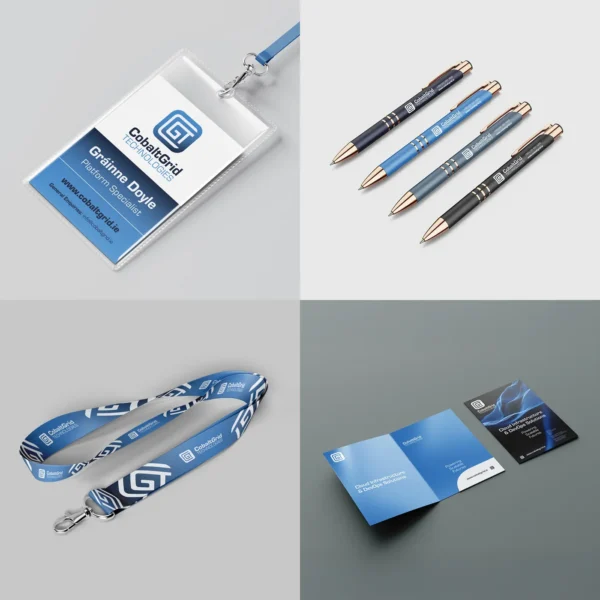 Event printing presentation pack with professionally printed materials